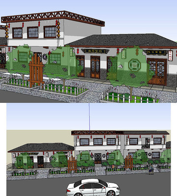 ��ɫ��ӽ�����ͼ��ʦSUģ�� skp