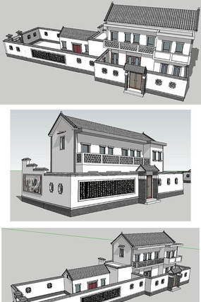 ��ʽ���ɽ����񷿲�ͼ��ʦSUģ�� skp