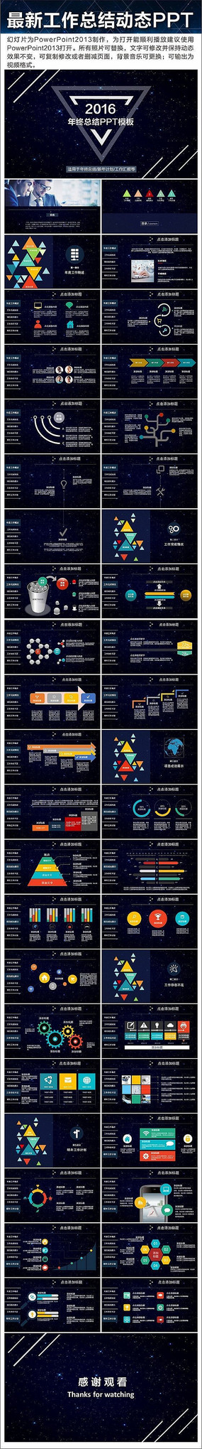 ʱ�д����ǿչ����ƻ��ܽ�PPTģ��