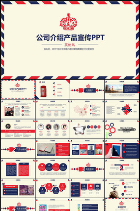 Ӣ�׷���ҵ����Ʒ����PPT