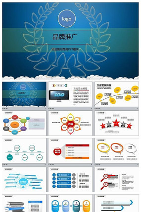 Ʒ���ƹ���Ŀ�߻�����PPTģ��