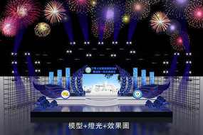 �ݳ���̨���ģ��Ч��ͼ