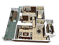 �ִ���ʽ������ڼ�װ�����ͼ��ʦSUģ��skpģ��