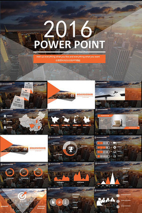 全图型时尚杂志风PPT模板 全图型时尚杂志风PPT模板