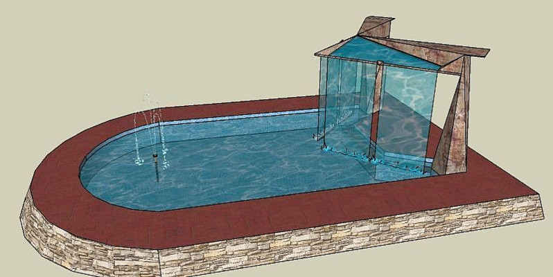 不规则形喷泉叠水 不规则形喷泉叠水