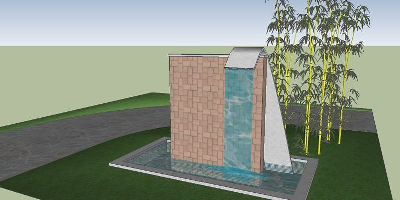 直墙流水 直墙流水