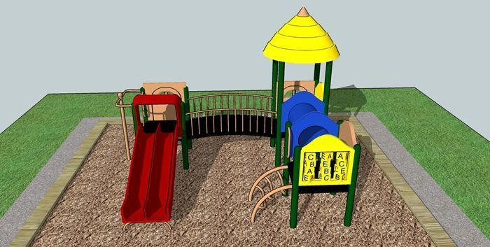 户外儿童滑滑梯模型 户外儿童滑滑梯模型