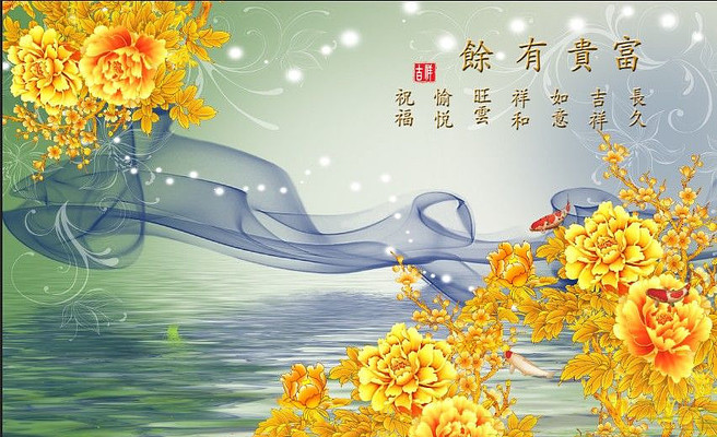 金色电视背景墙 金色电视背景墙