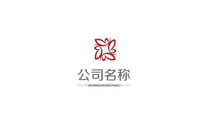 红色女性logo设计 红色女性logo设计