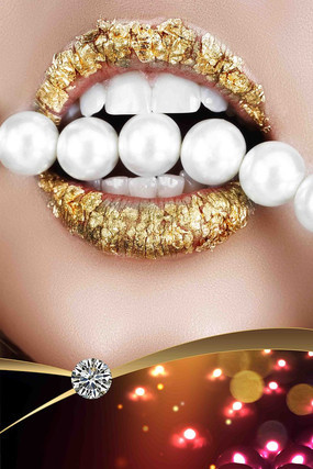 高清珍珠首饰海报 高清珍珠首饰海报