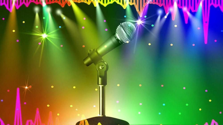 动感绚丽话筒旋转舞台背景视频 动感绚丽话筒旋转舞台背景视频