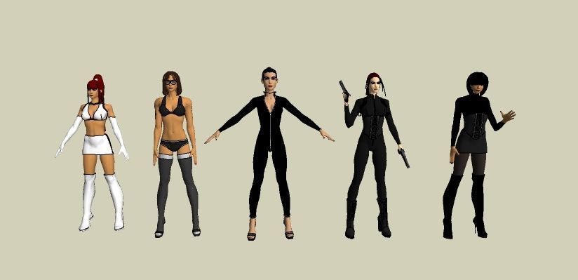 五款女特务 五款女特务