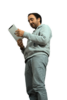 高清人物素材仰视男12