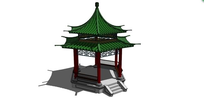 皇家园林重檐六角亭 皇家园林重檐六角亭