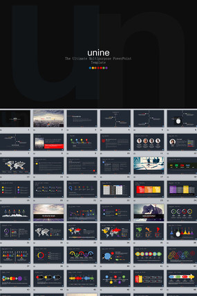 100P欧美扁平化商务通用动态ppt模板 100P欧美扁平化商务通用动态ppt模板