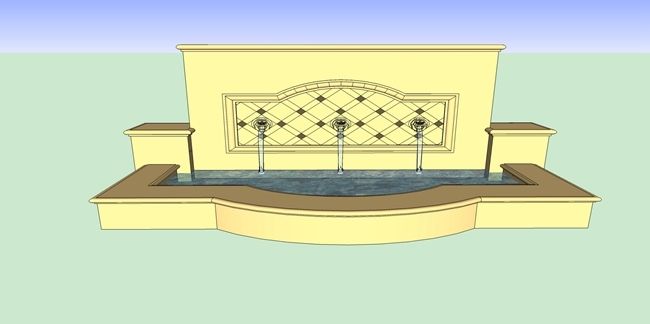 ˮ���۱���ǽ skp