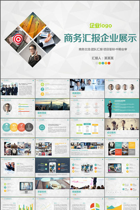 ͹˾㱨ҵĻչʾPPTģ