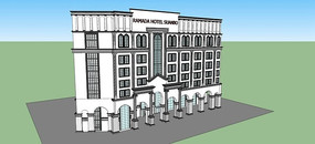 现代宾馆模型 现代宾馆模型