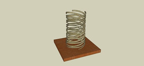 木质弹簧小品 木质弹簧小品