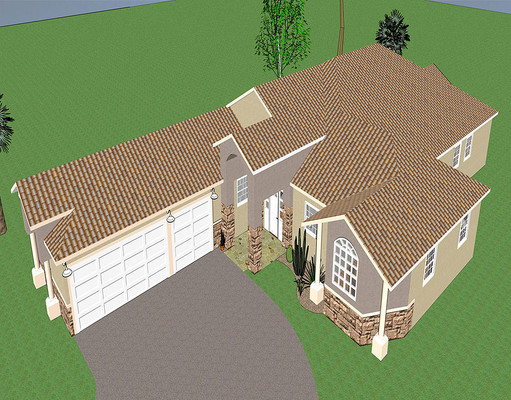 别墅模型 别墅模型