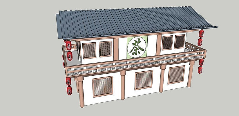 景区中式茶馆 景区中式茶馆