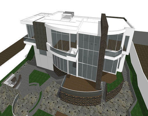 现代架空别墅 现代架空别墅