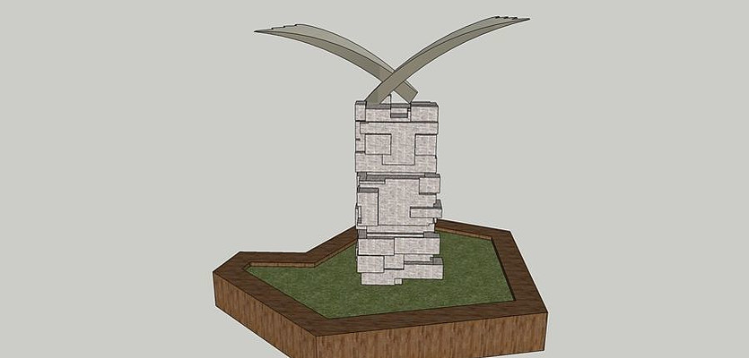 羽翼广场雕塑小品 羽翼广场雕塑小品