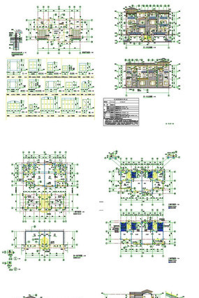 别墅住宅装饰CAD图纸 别墅住宅装饰CAD图纸