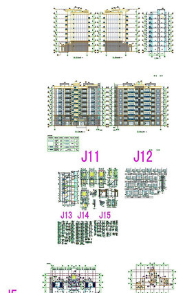 高层住宅建筑CAD图 高层住宅建筑CAD图