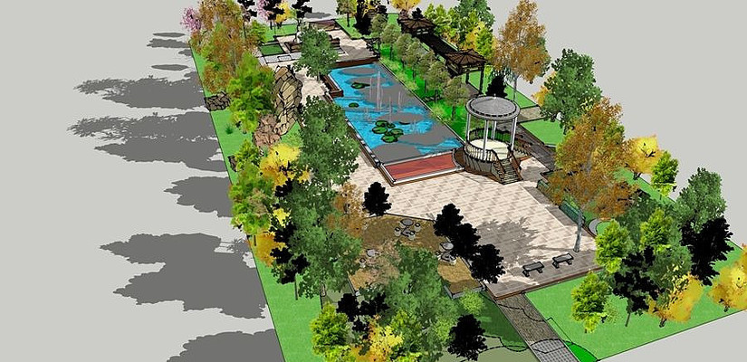 绿地公园设计 绿地公园设计