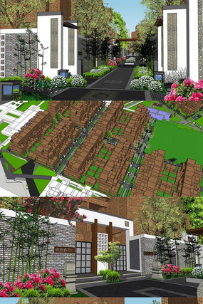 ��ʽ�ŵ�סլ���� skp