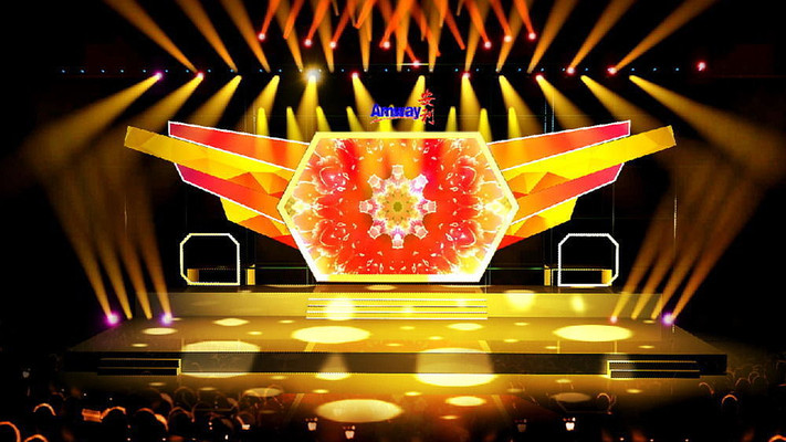 安利表彰大会舞美效果图 安利表彰大会舞美效果图