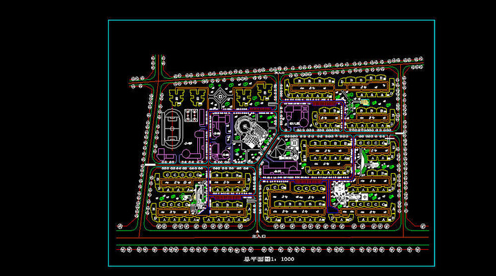 ����ĳС���滮 dwg