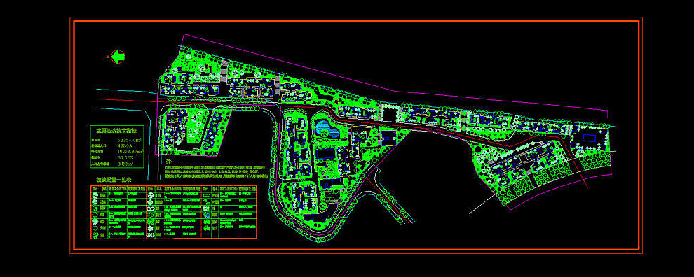 ĳ��԰���ӹ��̹滮���ͼ dwg