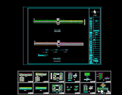 ĳ��·�̻�ʩ��ͼ dwg