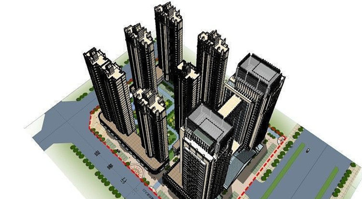 某商住区高层综合体