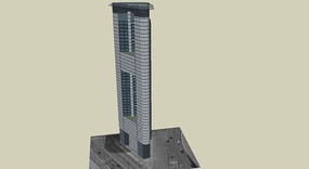 商务中心建筑模型 商务中心建筑模型