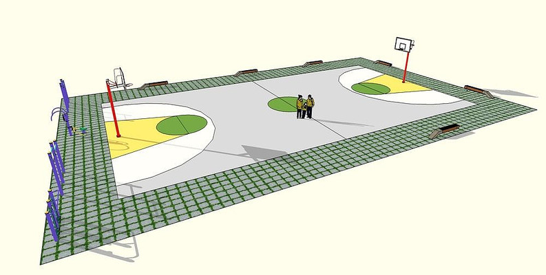 ���򳡾���ģ�� skp