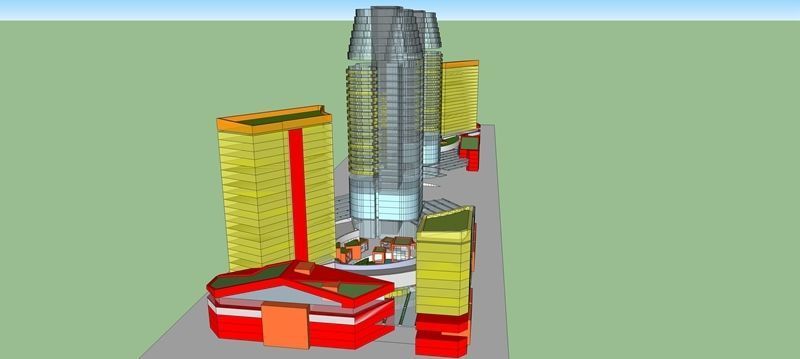 高层商业大楼模型 高层商业大楼模型