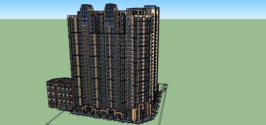 现代简约建筑模型 现代简约建筑模型