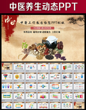 ��ҽ��ҩ��ʳ��������ʳ��PPTģ��