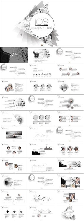 ��ɫ��ԼiOS��������ģ��PPT���