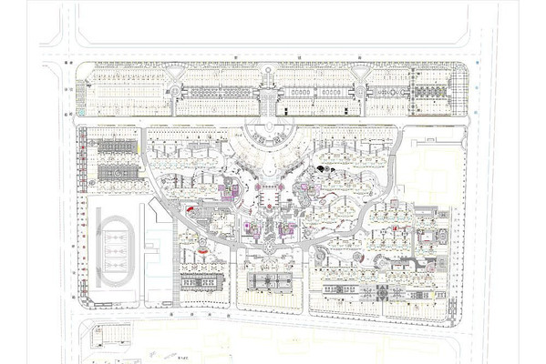 XX小区规划总图 XX小区规划总图