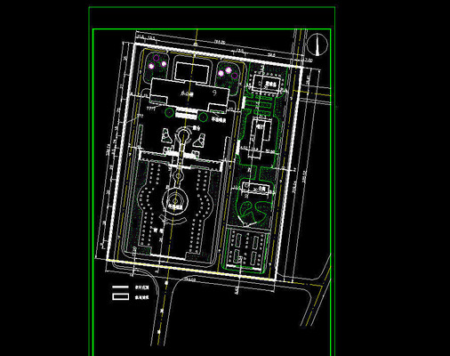 某广场总平面布置 某广场总平面布置