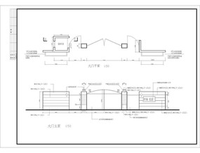 ĳ��԰����ƽ����ʩ��ͼ CAD