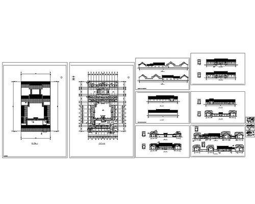 四合院详图 四合院详图