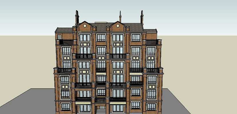 别墅单体模型 别墅单体模型