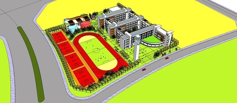 色彩感很强的校园设计 色彩感很强的校园设计