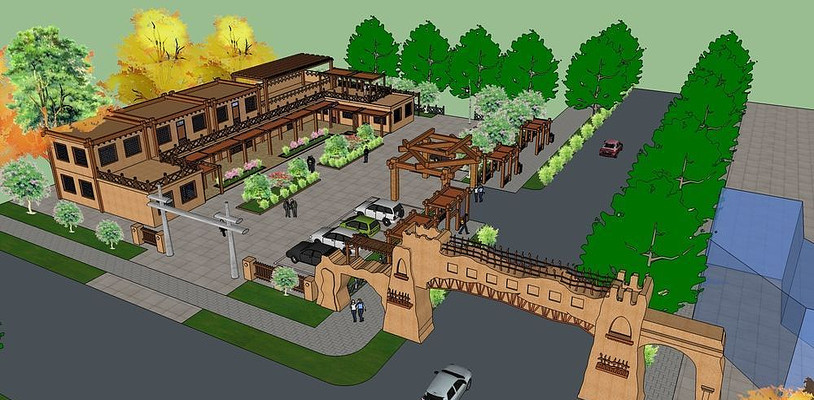 风情土木建筑会所 风情土木建筑会所