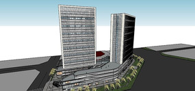 ��ҵ�칫¥ģ��